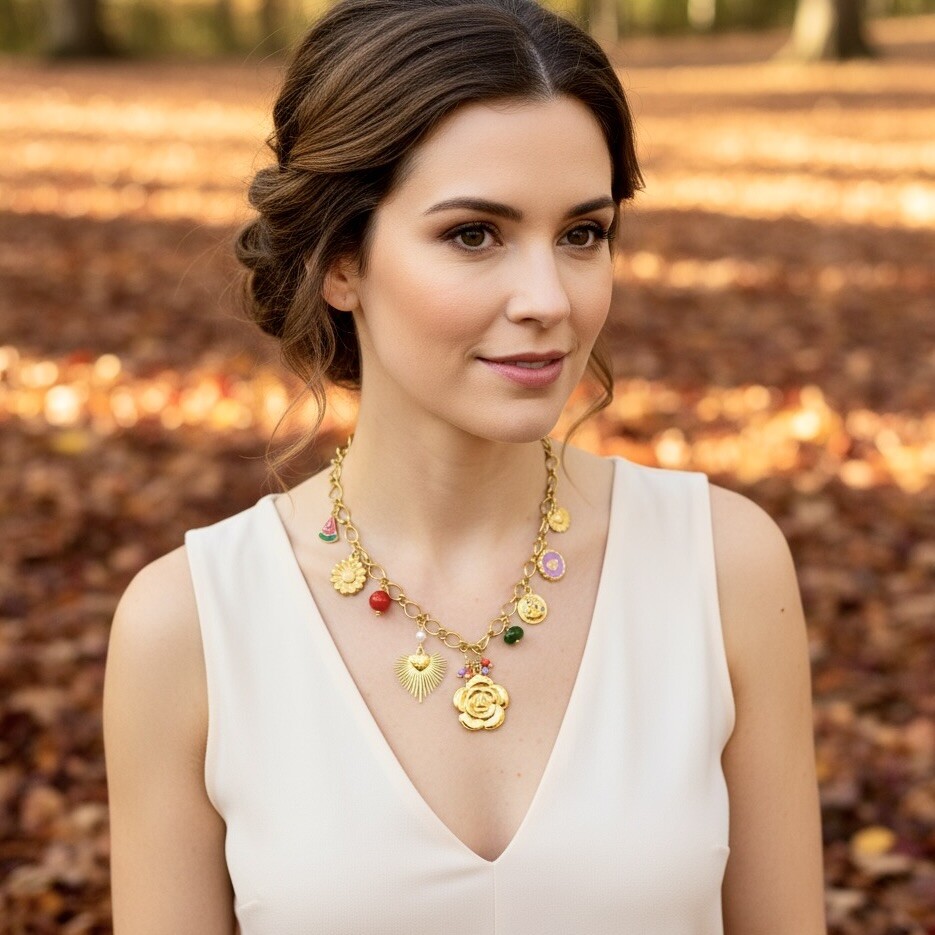 Mayorista ROSA - Collar de acero inoxidable