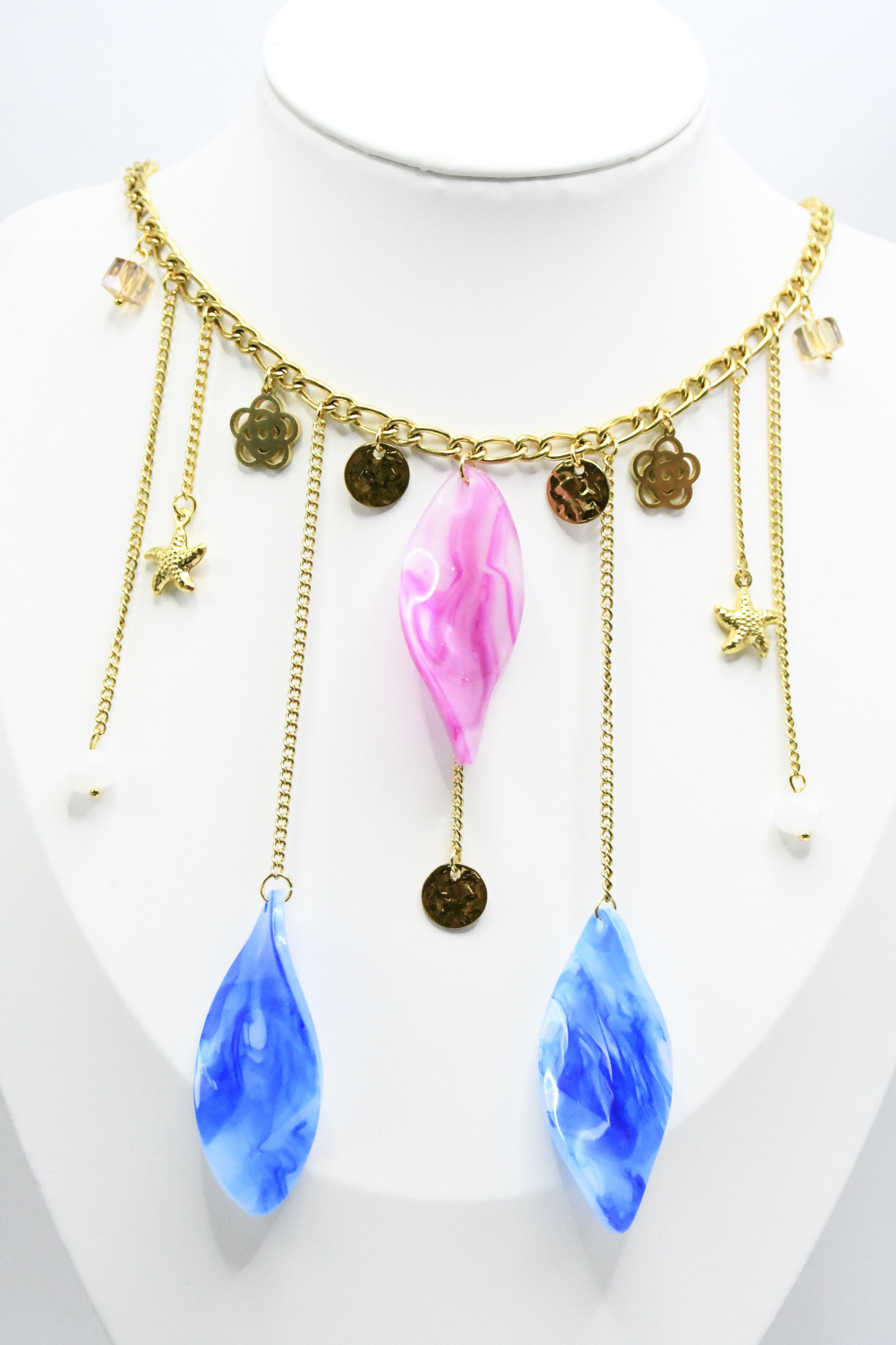 Mayorista ROSA - Collar de acero inoxidable