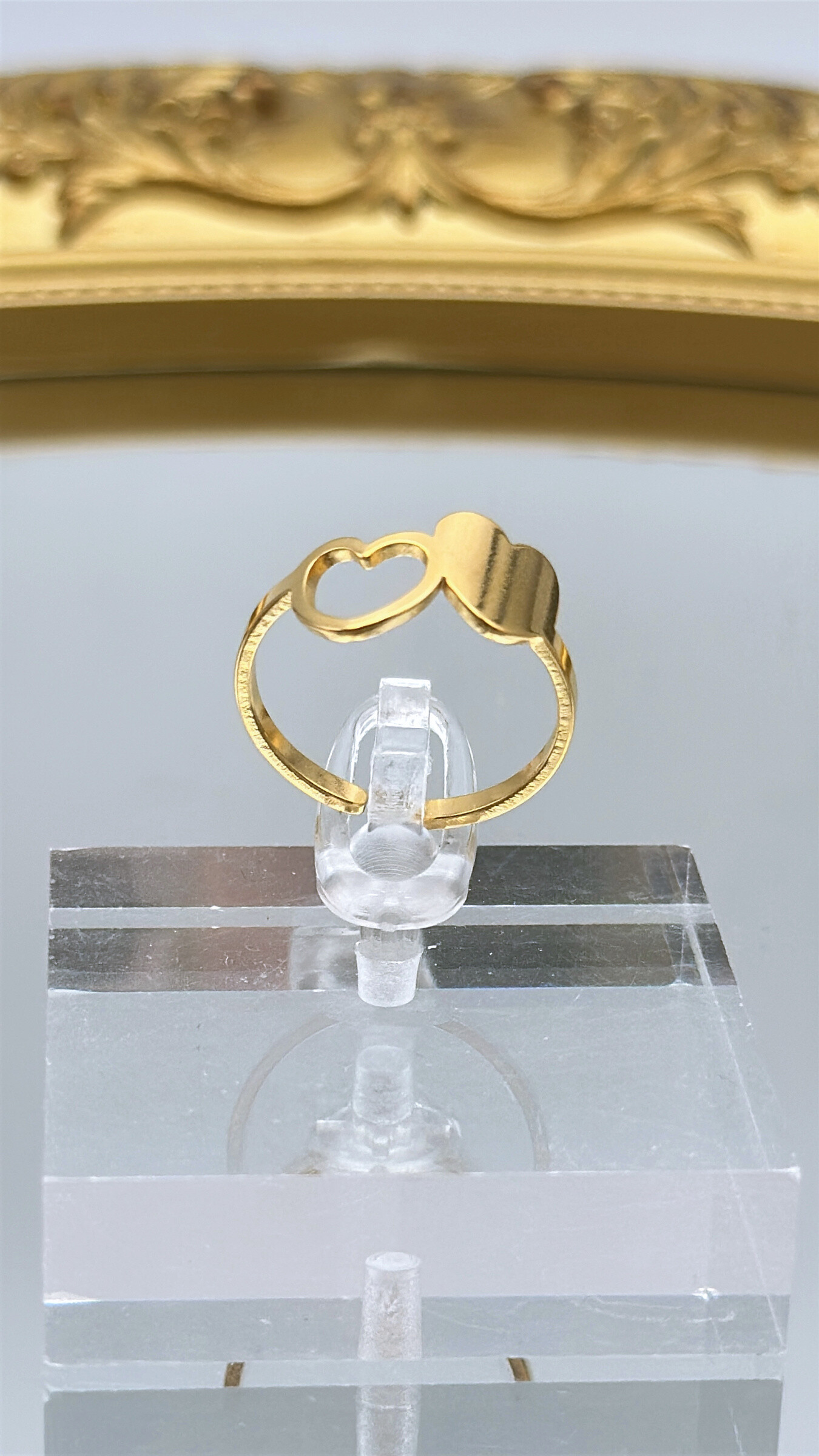 Grossista ROSE PINK - Anello in acciaio inossidabile regolabile