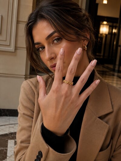 Mayorista ROSE PINK - ANILLO AJUSTABLE DE ACERO INOXIDABLE Mayorista ROSE PINK - ANILLO AJUSTABLE DE ACERO INOXIDABLE