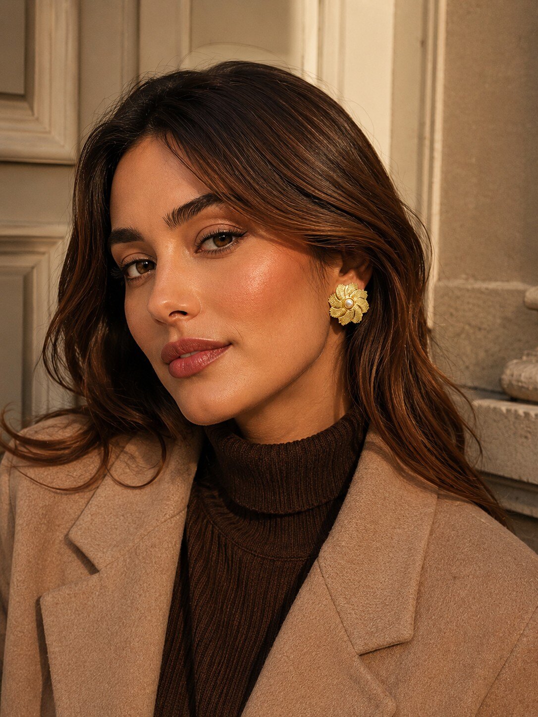 Grossiste ROSE PINK - BOUCLES D'OREILLES CLIPS   EN ACIER INOXYDABLE