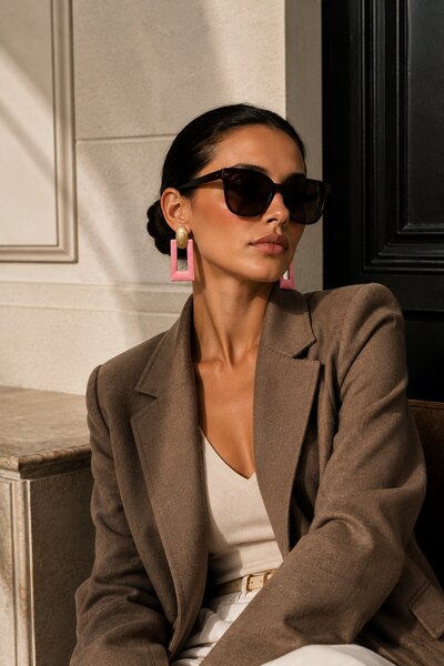 Mayorista ROSE PINK - PENDIENTES COLGANTES DE ACERO INOXIDABLE Mayorista ROSE PINK - PENDIENTES COLGANTES DE ACERO INOXIDABLE