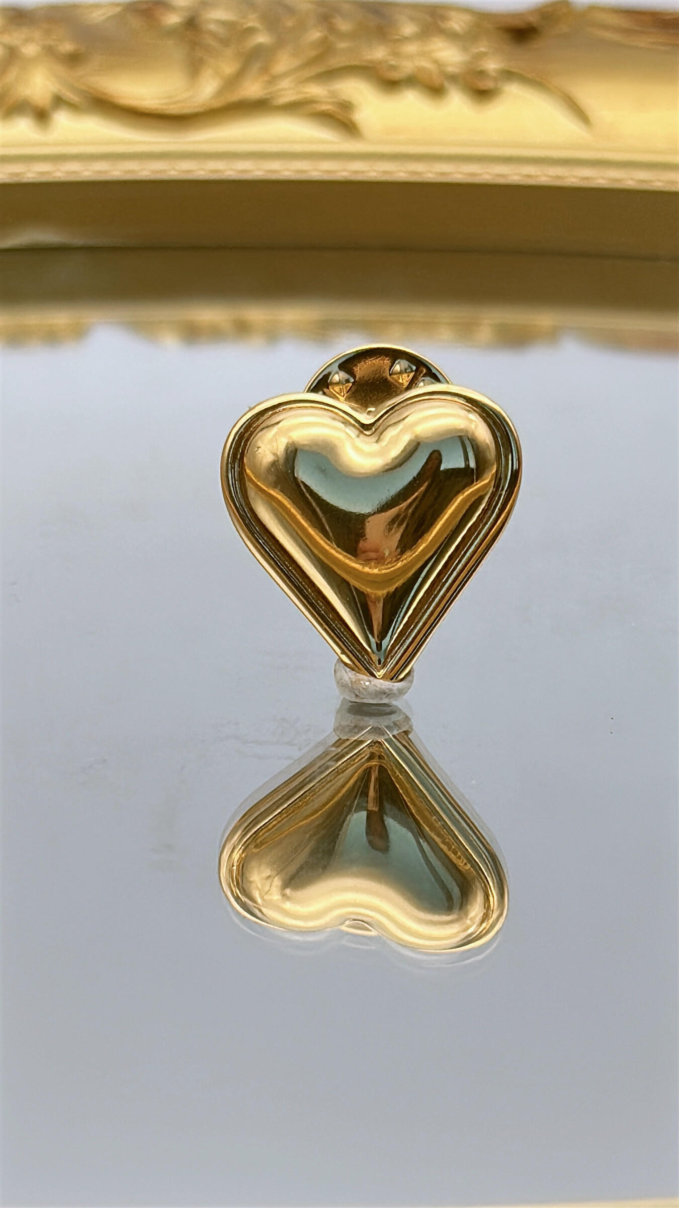 Grossiste ROSE PINK - PIN'S  COEUR EN ACIER INOXYDABLE