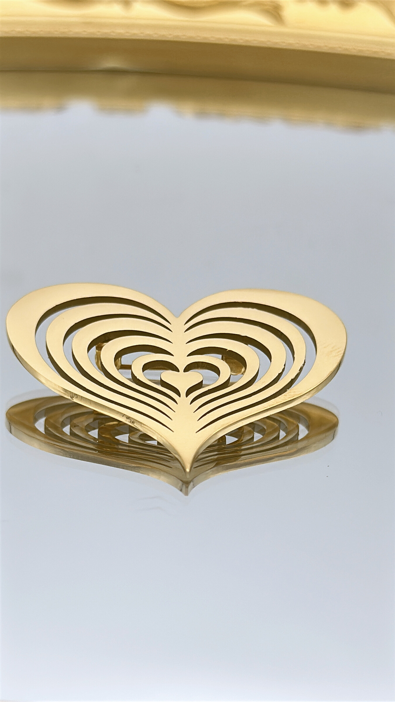 Grossiste ROSE PINK - BROCHE COEUR EN ACIER INOXYDABLE