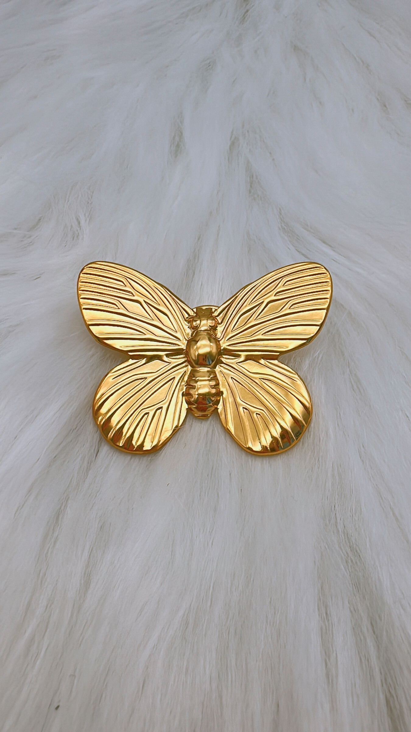 Grossiste ROSE PINK - PIN'S  PAPILLON EN ACIER INOXYDABLE
