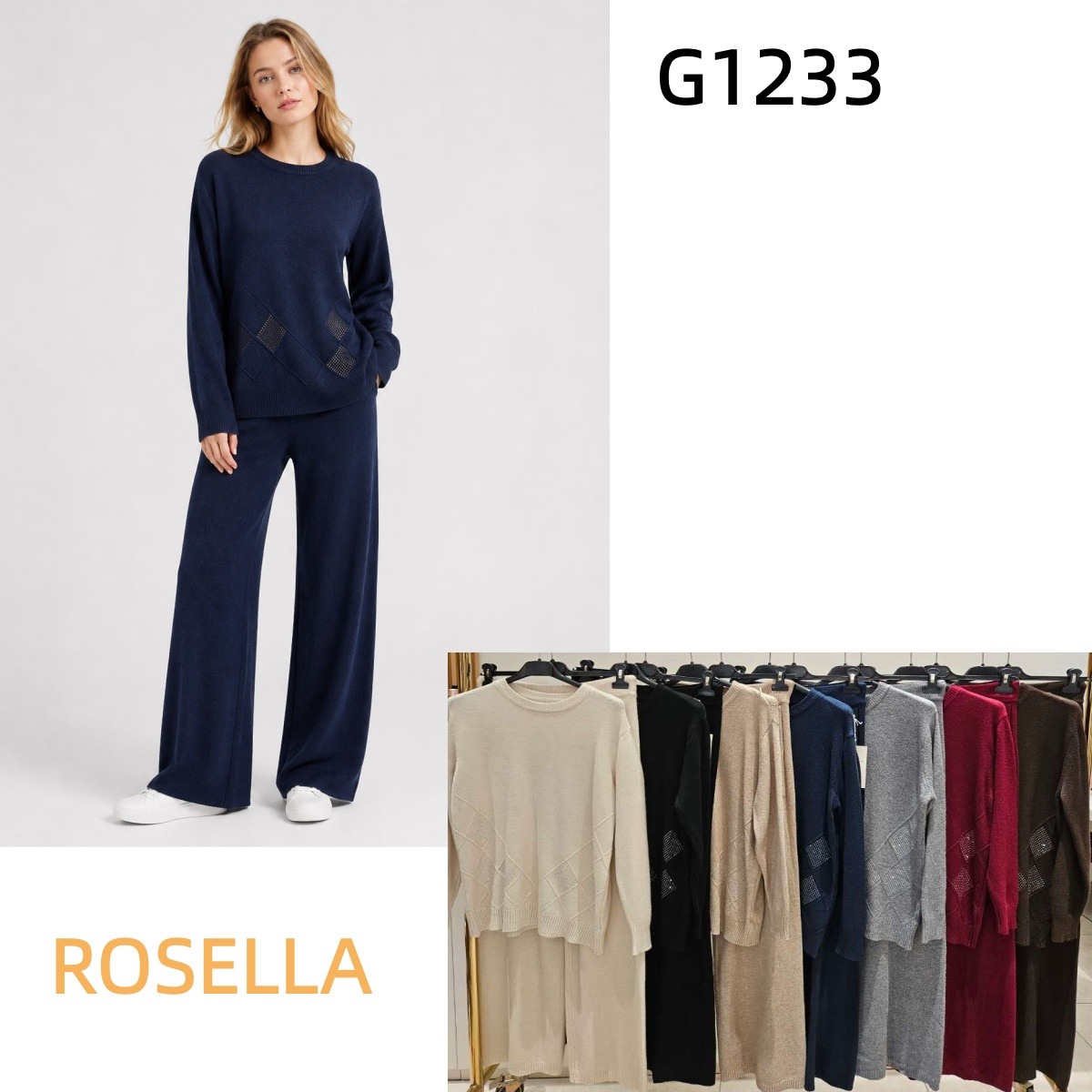 Wholesaler ROSELLA SRL - COMPLETE KNITWEAR SET