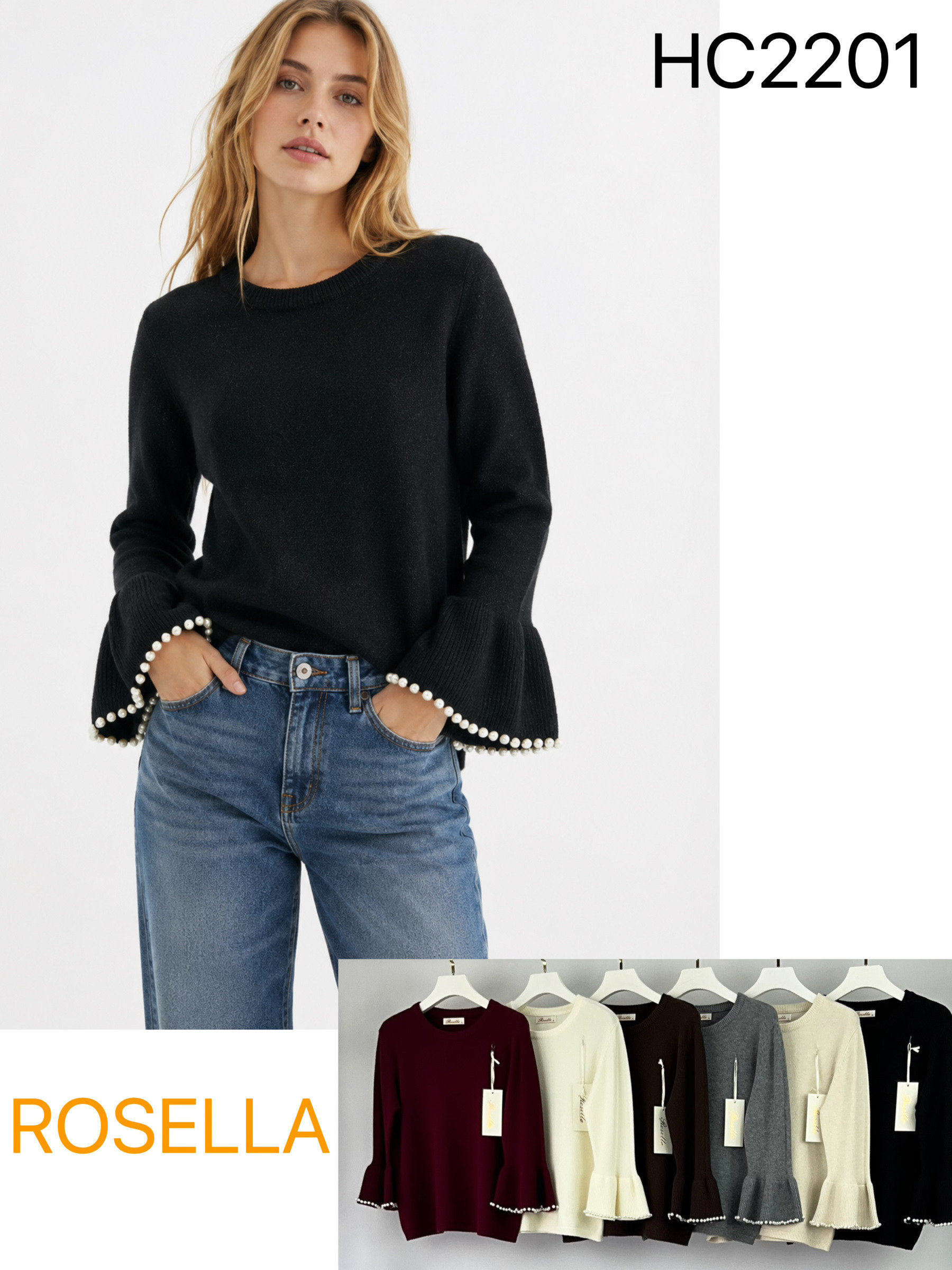 Wholesaler ROSELLA SRL - ELEGANT SWEATER
