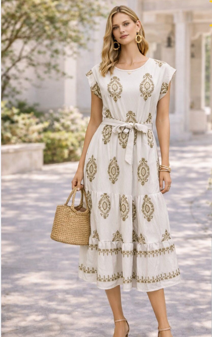 Mayorista ROSELLA SRL - VESTIDO BORDADO