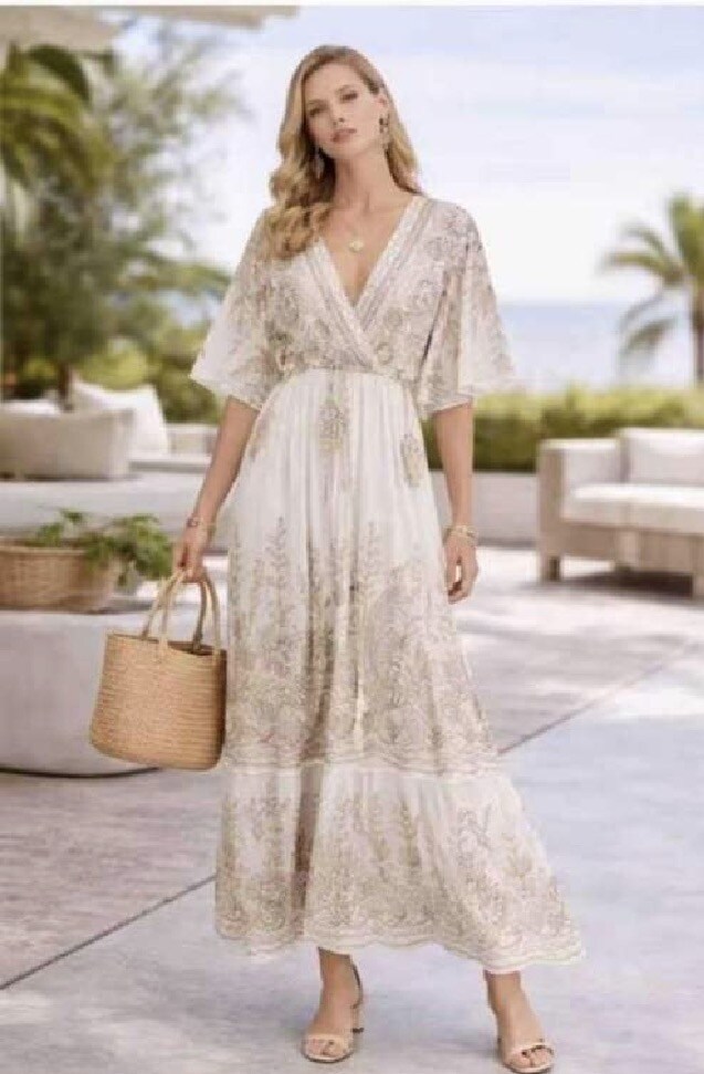 Mayorista ROSELLA SRL - VESTIDO BORDADO