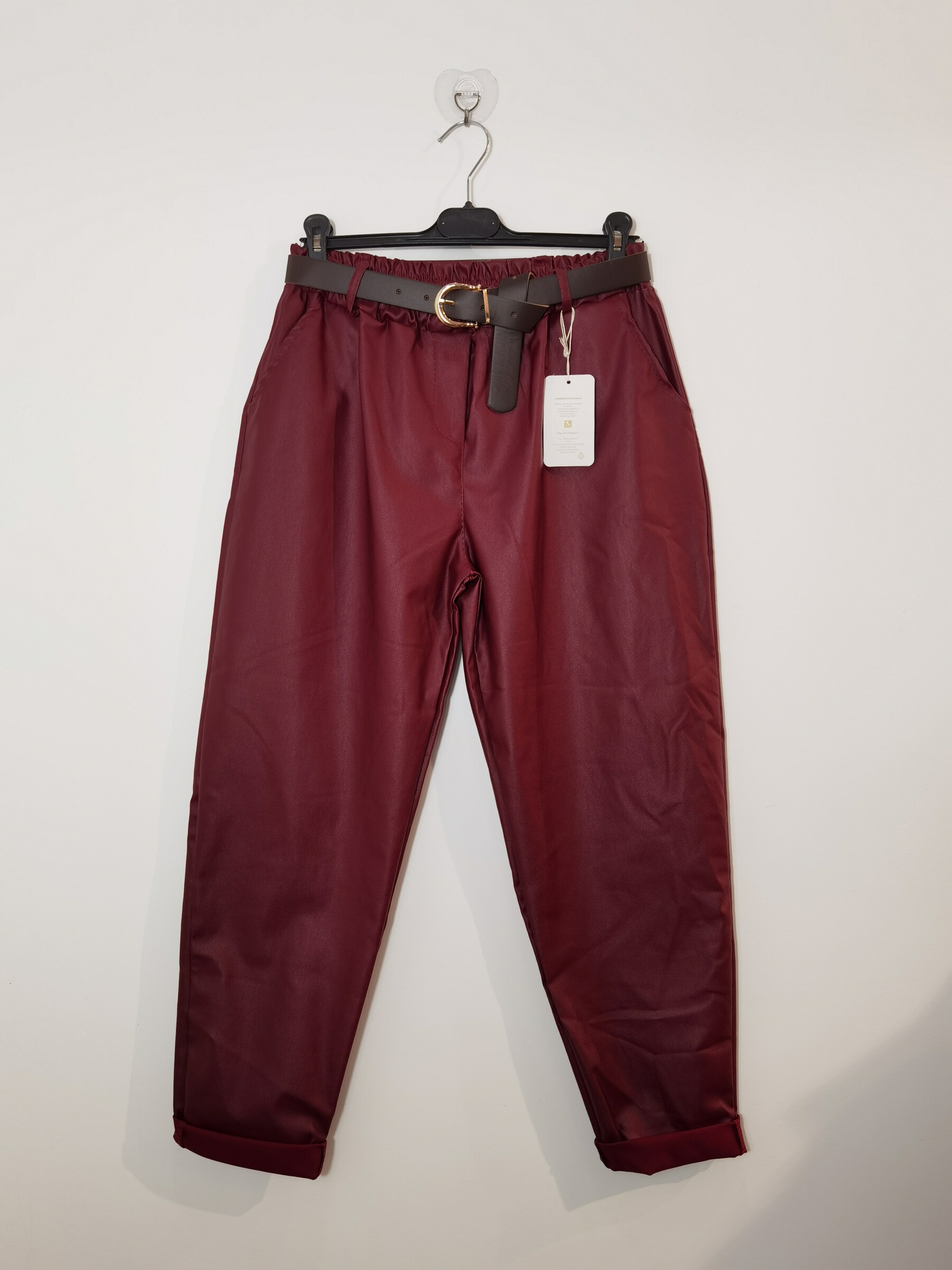 Grossista ROSEMARY COLLECTION - Pantaloni in pelle. Taglia unica 44/46