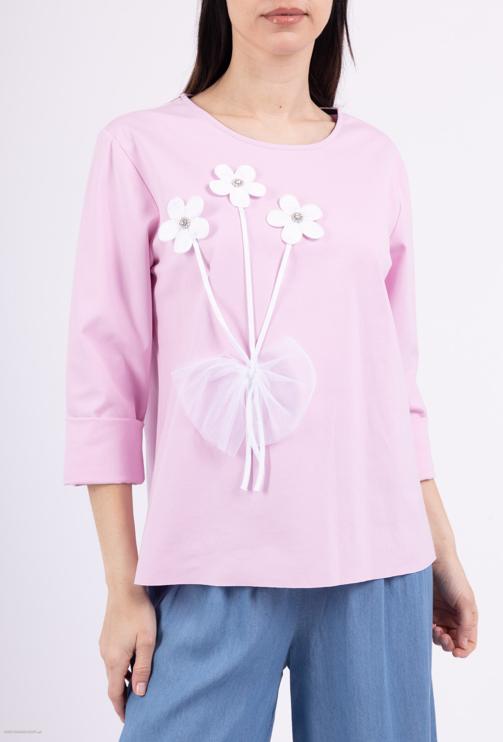 Wholesaler ROSEMARY COLLECTION - Sweater with flowers