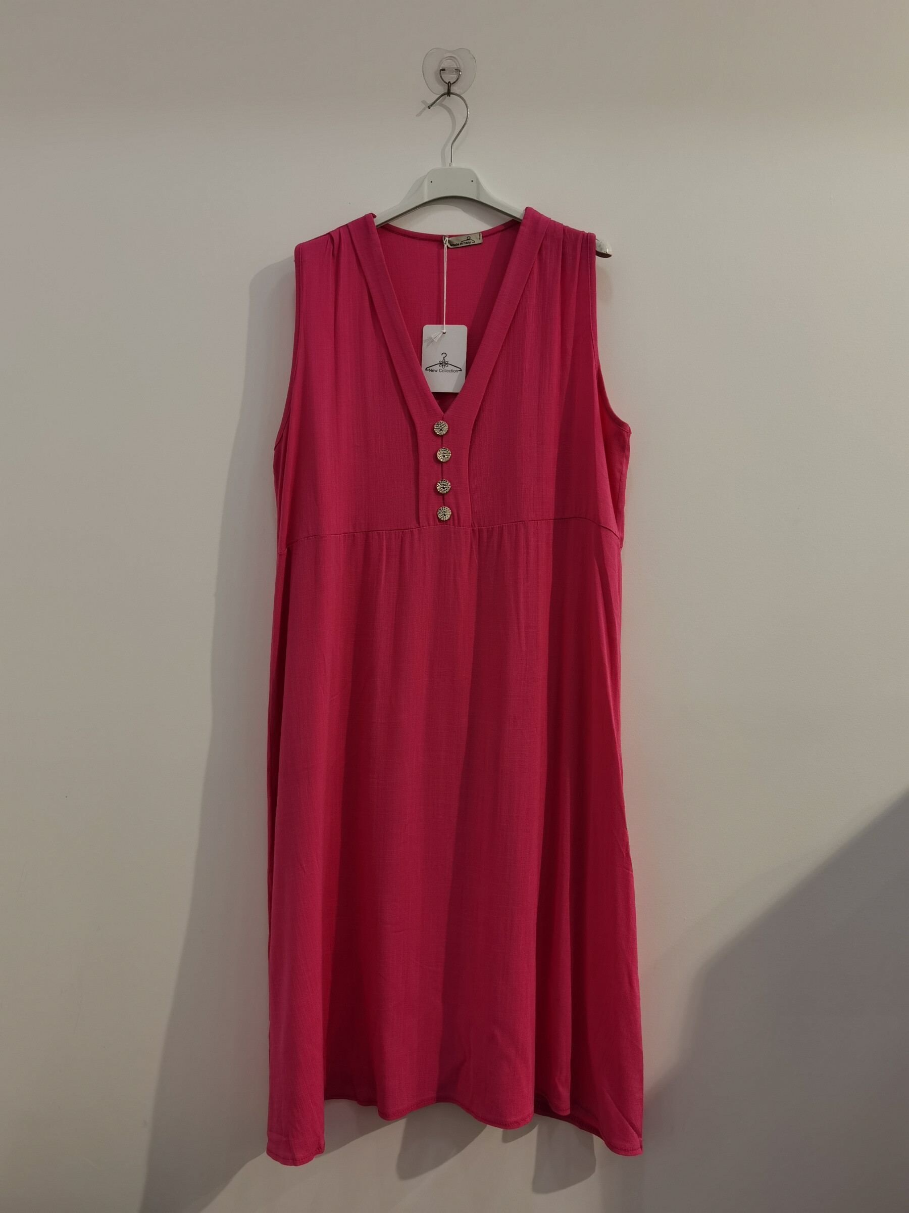 Wholesaler ROSEMARY COLLECTION - Fluid dress with pockets. One size 46/48