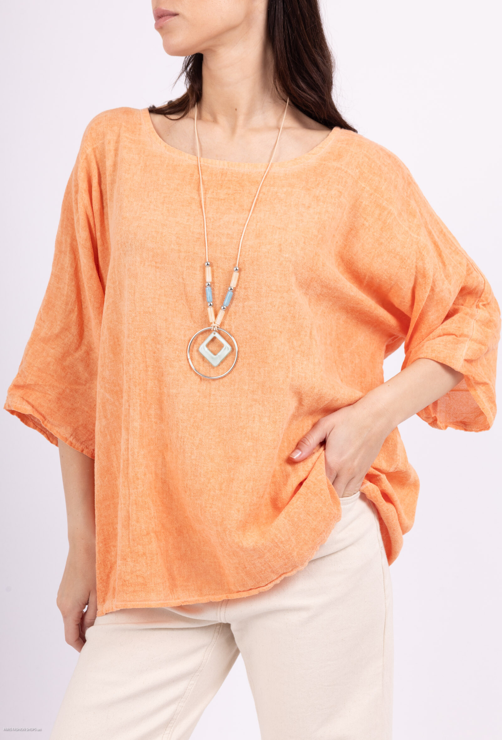 Wholesaler ROSEMARY COLLECTION - Top with necklace
