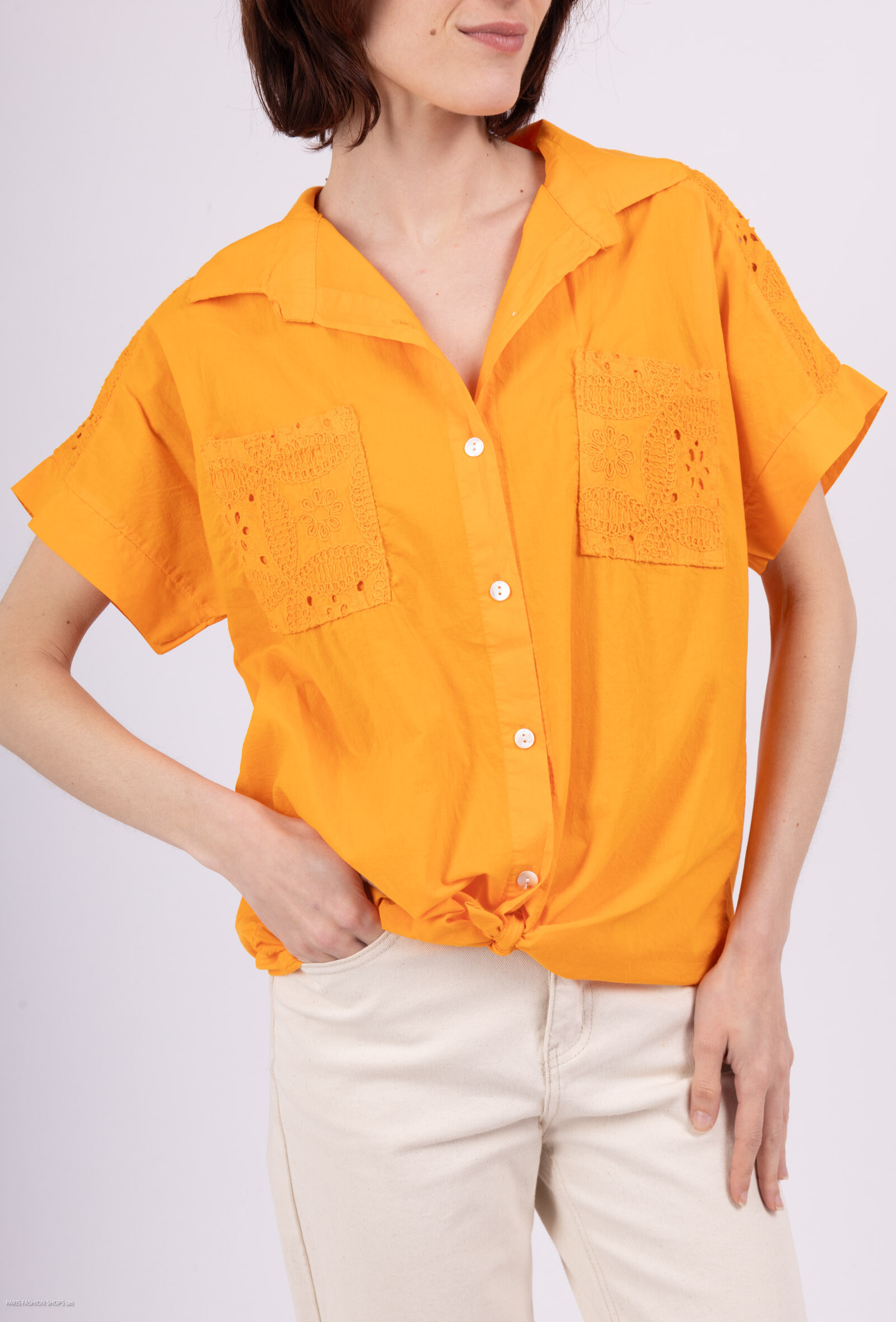Wholesaler ROSEMARY COLLECTION - Top with lace