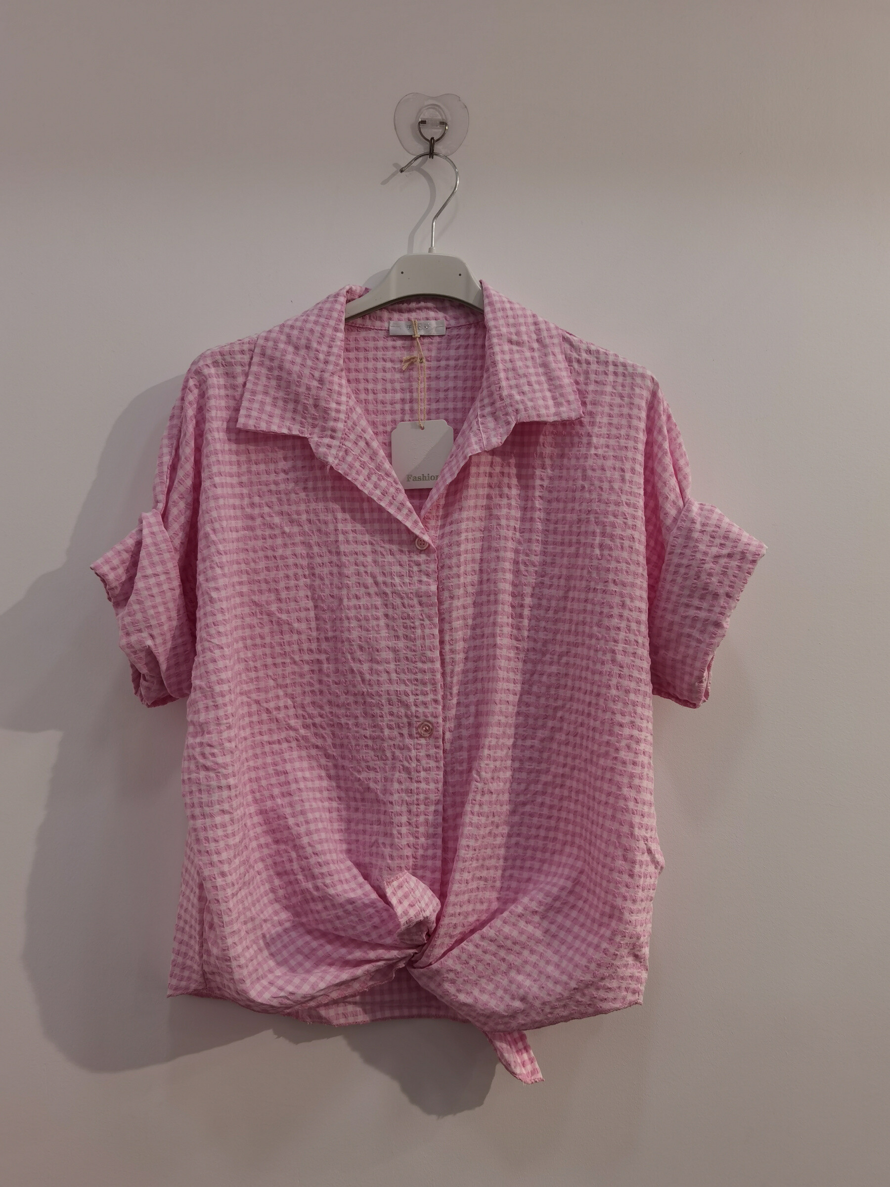 Wholesaler ROSEMARY COLLECTION - Vichy shirt. One size 40/42
