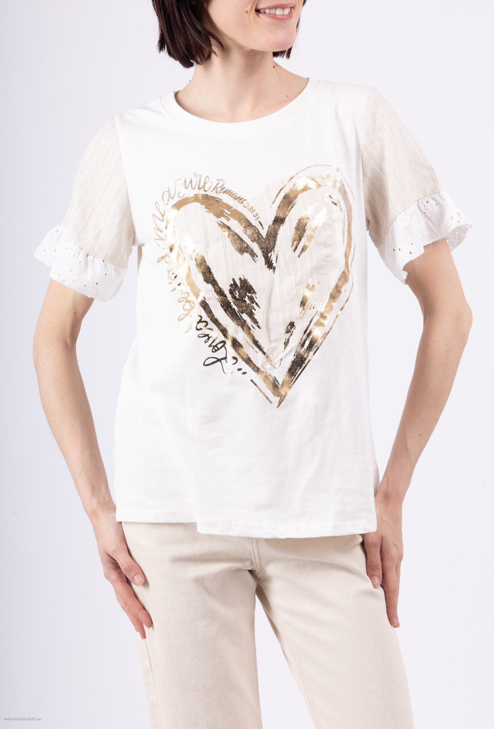 Wholesaler ROSEMARY COLLECTION - TOP with its original details. One size 38/40