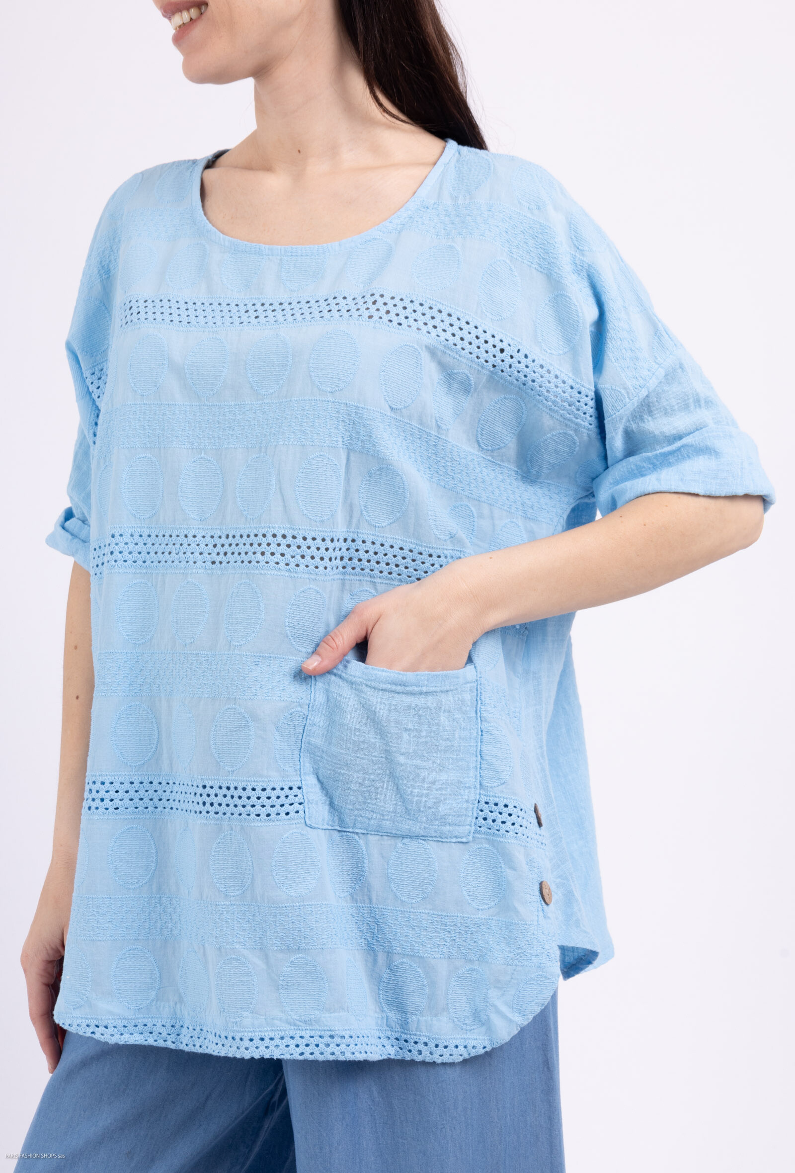 Wholesaler ROSEMARY COLLECTION - Embroidered top
