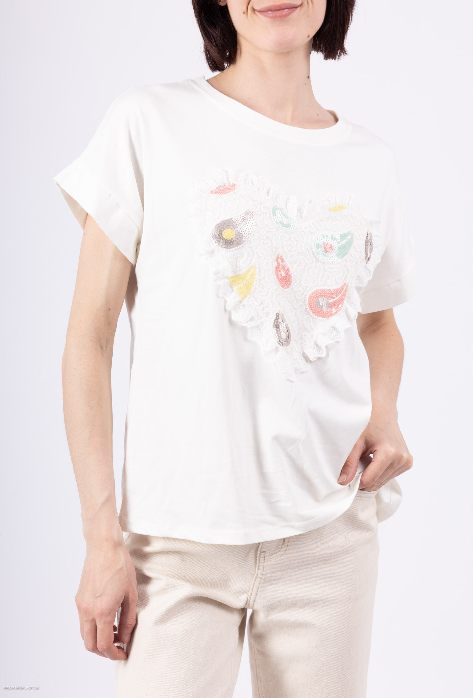 Wholesaler ROSEMARY COLLECTION - TOP with its original details. One size 38/40