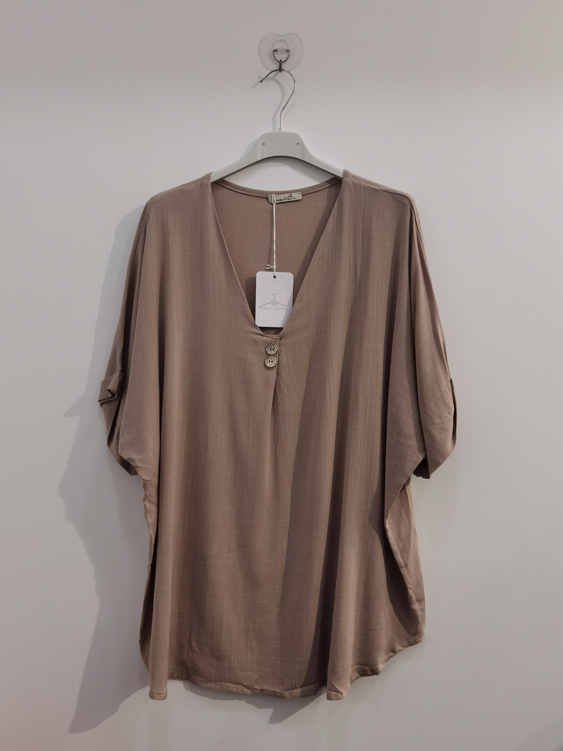 Wholesaler ROSEMARY COLLECTION - Fluid dress with pockets. One size 46/48