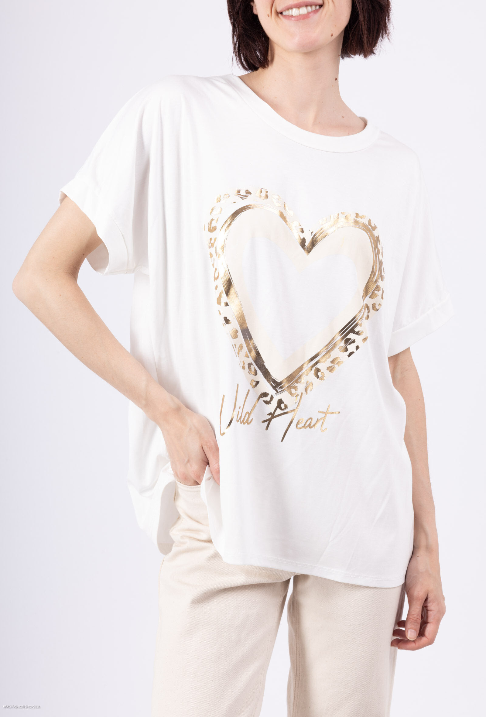 Wholesaler ROSEMARY COLLECTION - Top with printing