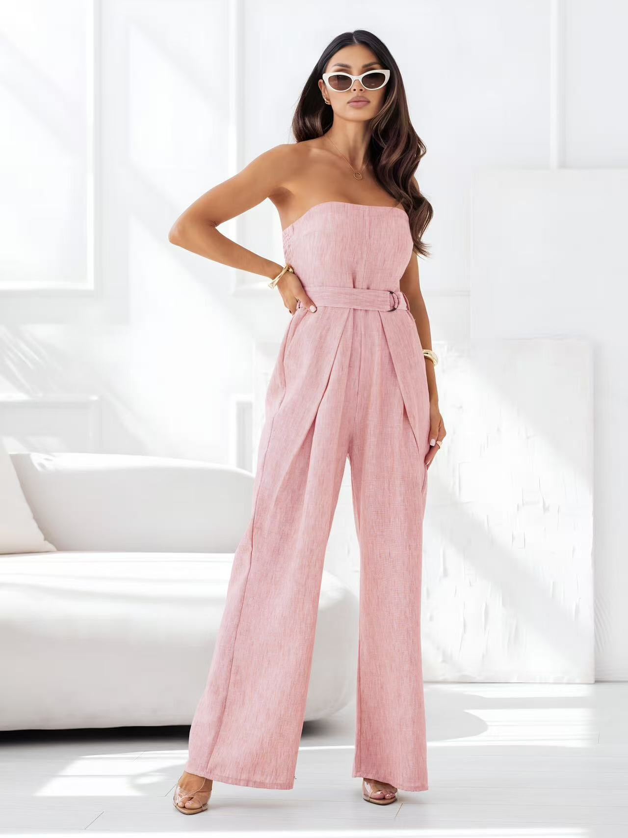 Chic viscose combination with cord - Main image