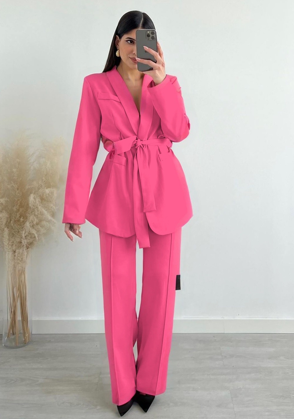 Grossista ROSYDAYS - Completo Blazer e Pantaloni Elegante con Coulisse e Fodera