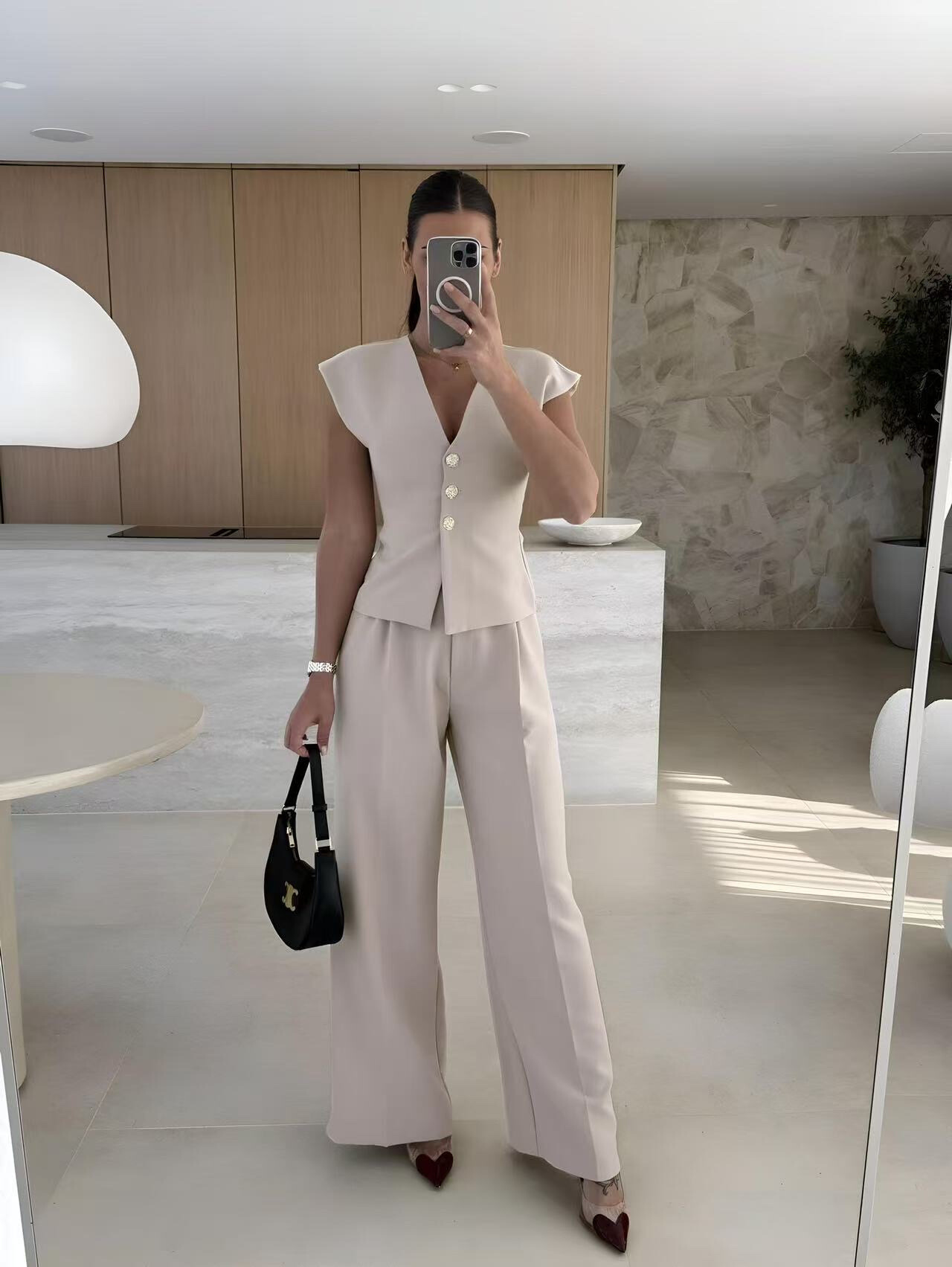 Wholesaler Rosy Days - Trendy chic chic pants