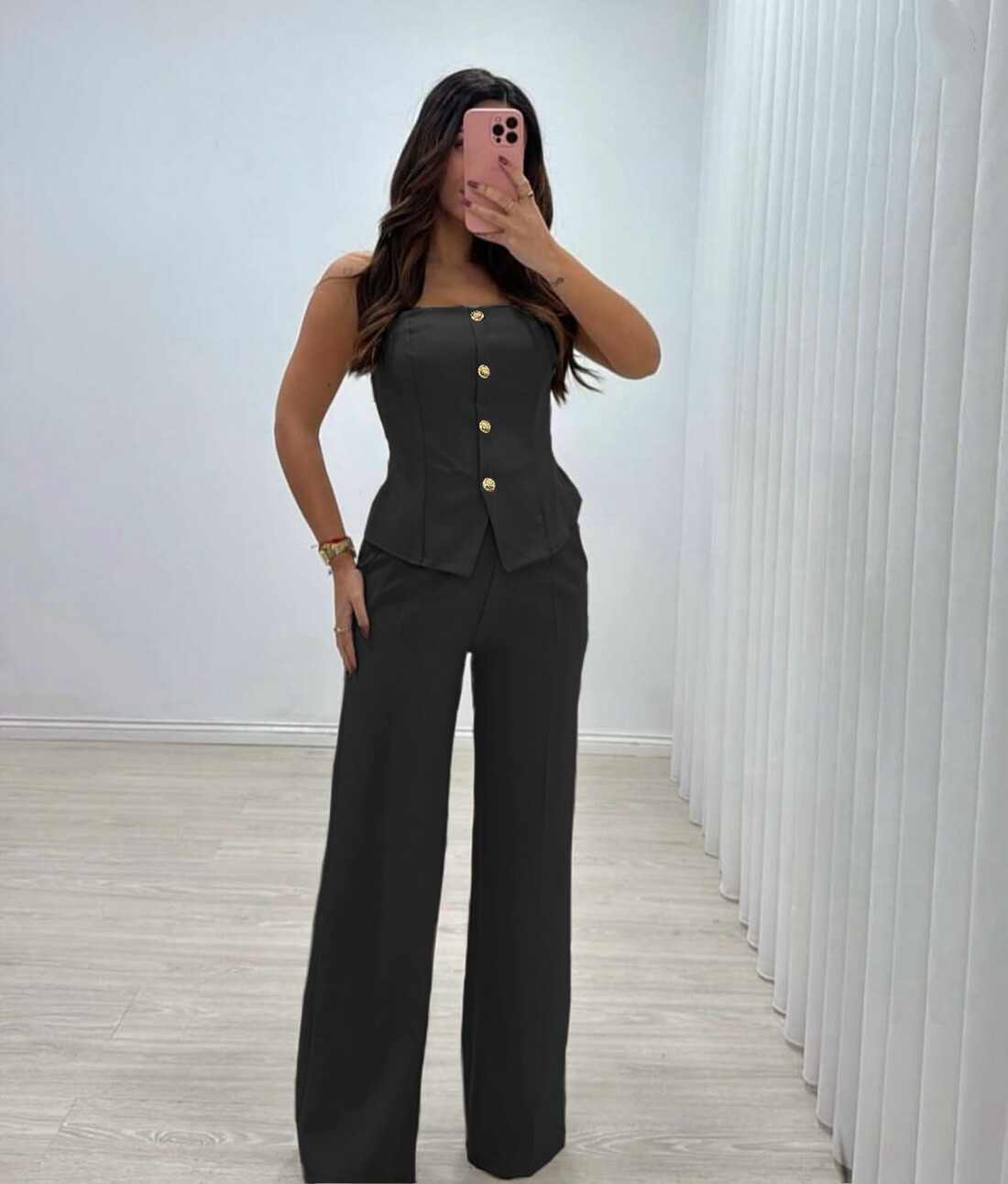 Mayorista Rosy Days - Pantalones blazer sin mangas elegantes sin revestimiento