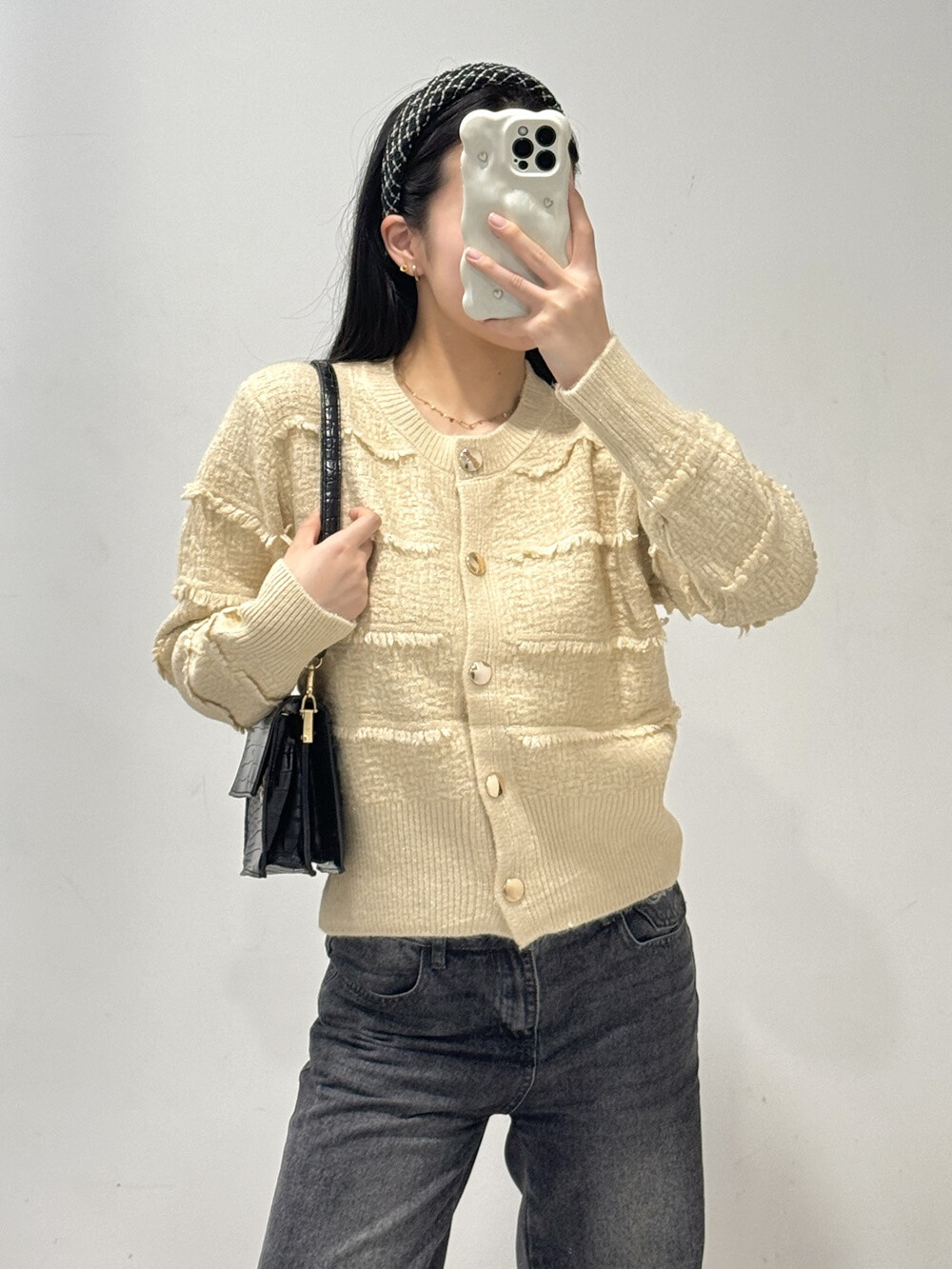 Grossiste Rosy Days - Gilet à franges fantaisie chic brillant