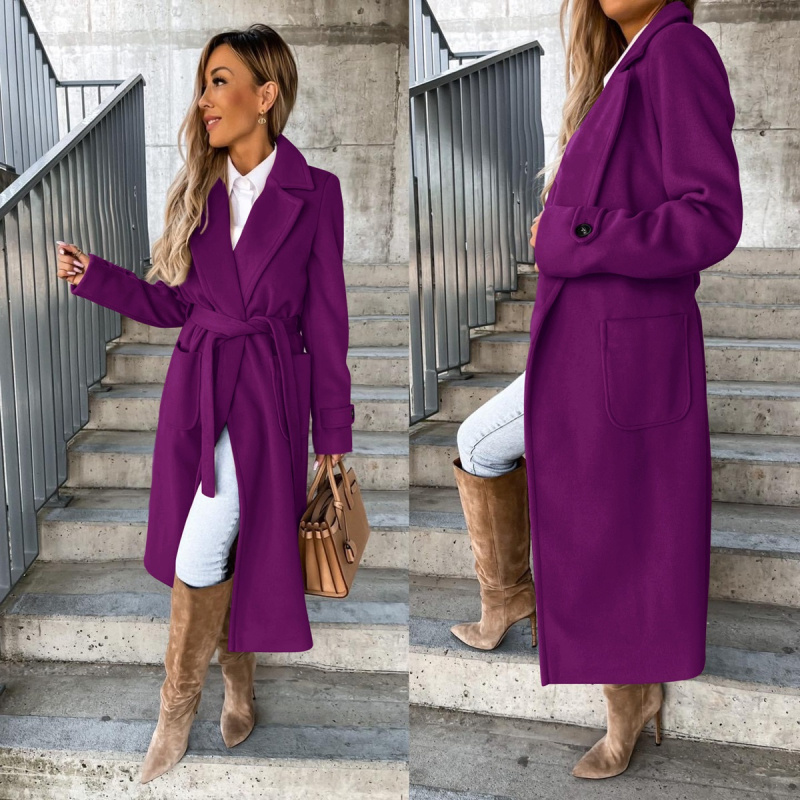 Mayorista Rosy Days - Abrigo midi con botones y forro dorados