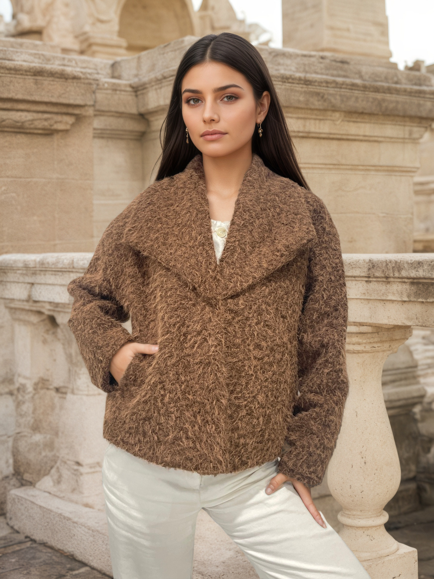Grossiste ROSYDAYS - Manteaux Chic Premium à Grand Col