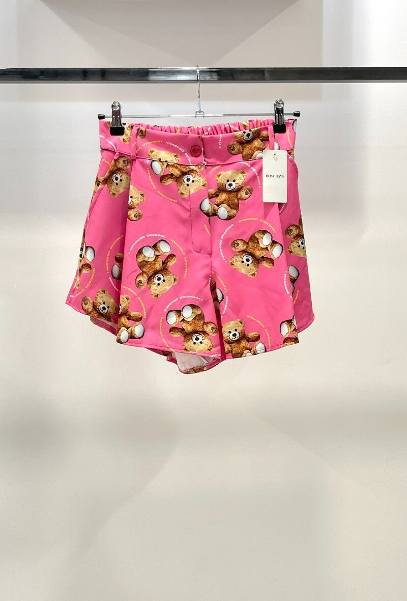 Großhändler Rosy Days - Shorts mit Teddy-Print