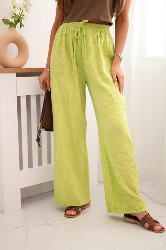 Wholesaler Rosy Days - Cotton gauze pants with cord