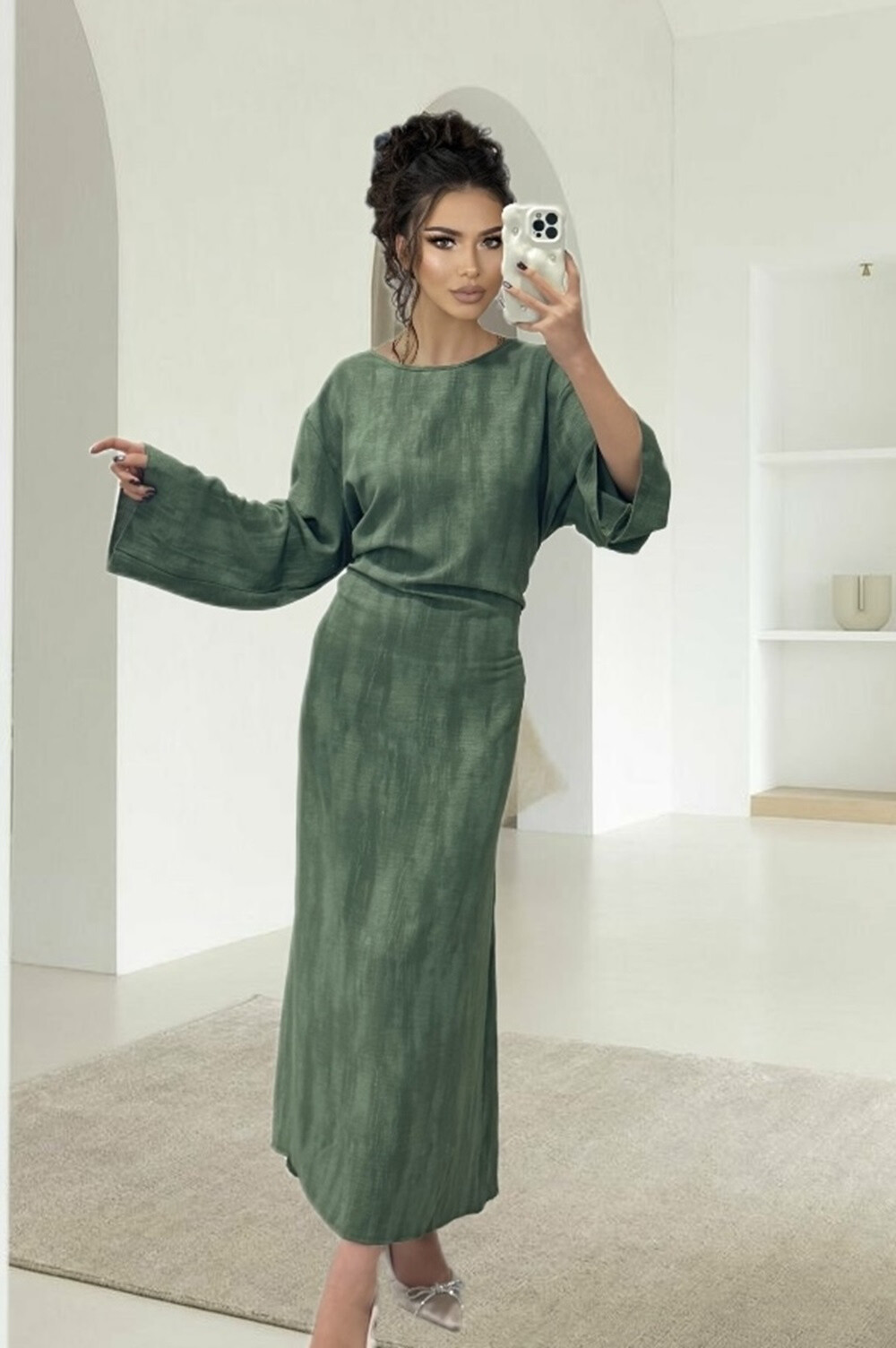 Wholesaler Rosy Days - Liddling long shiny dress adjustable on the back