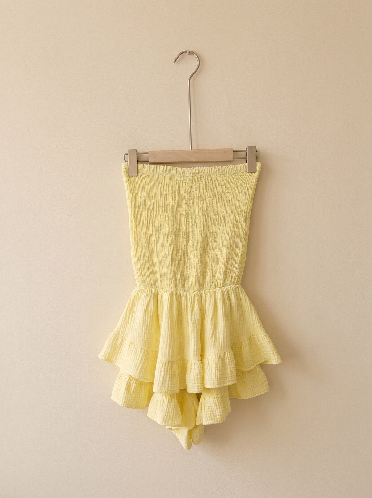 Wholesaler ROSYDAYS - Cotton Gauze Strapless Romper