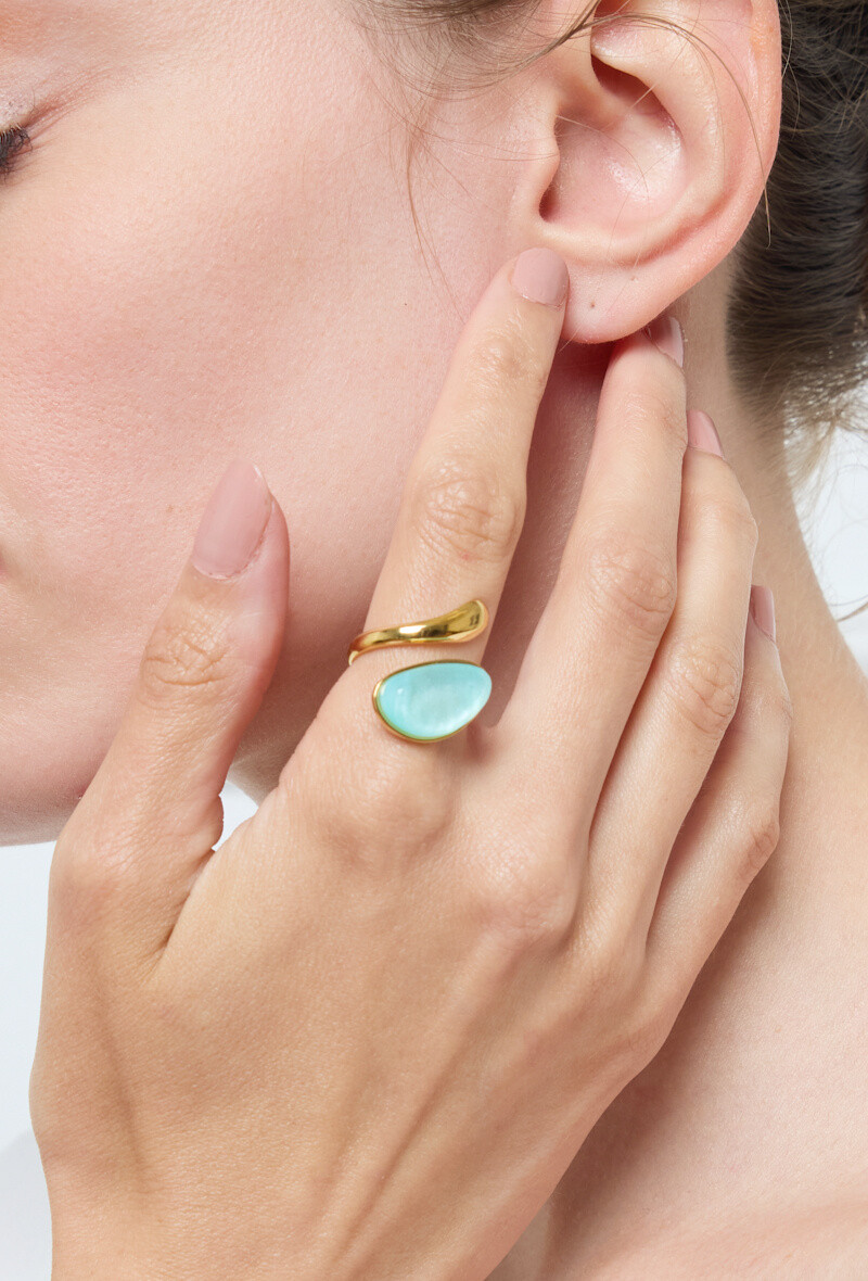Grossiste Rouge Bonbons - BAGUE AJUSTABLE EN ACIER INOXYDABLE