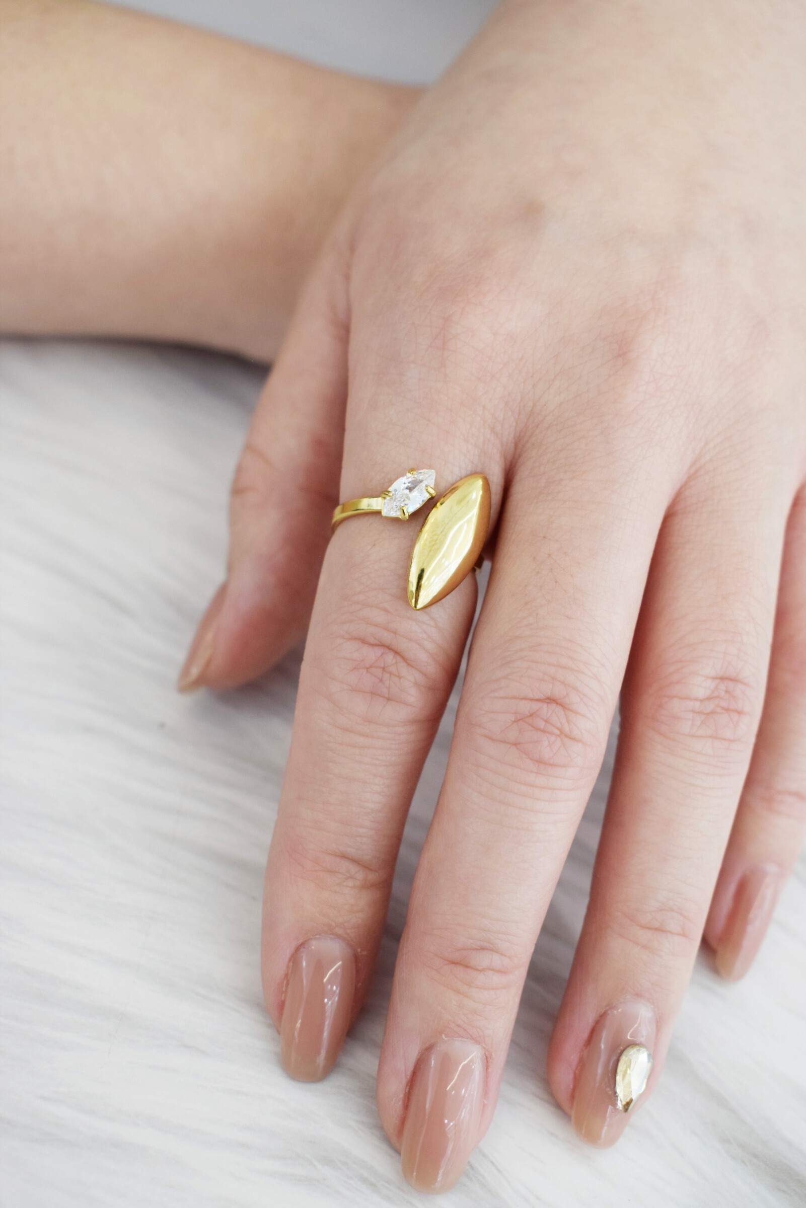 Wholesaler Rouge Bonbons - Stainless steel oval ring