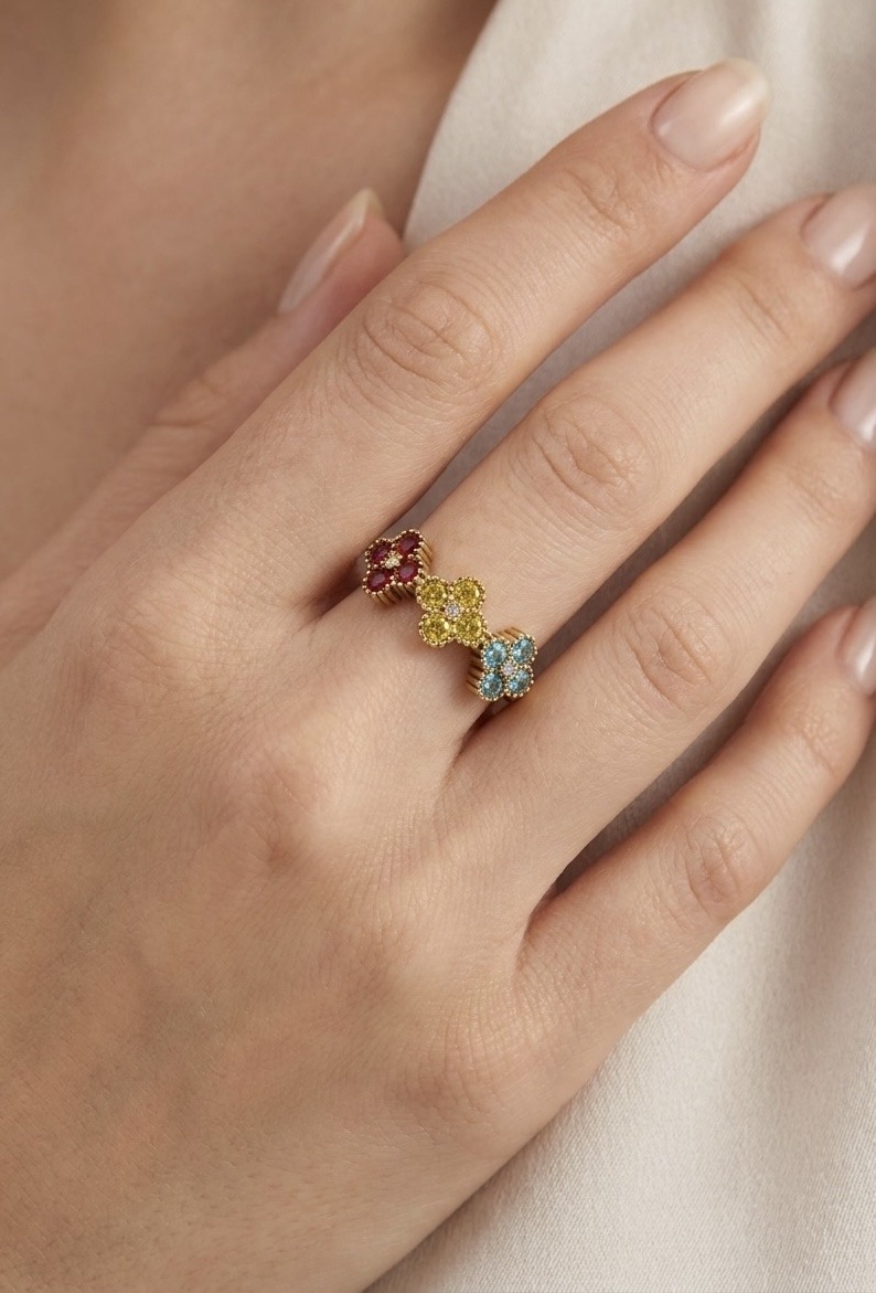 Mayorista Rouge Bonbons - ANILLO AJUSTABLE DE ACERO INOXIDABLE