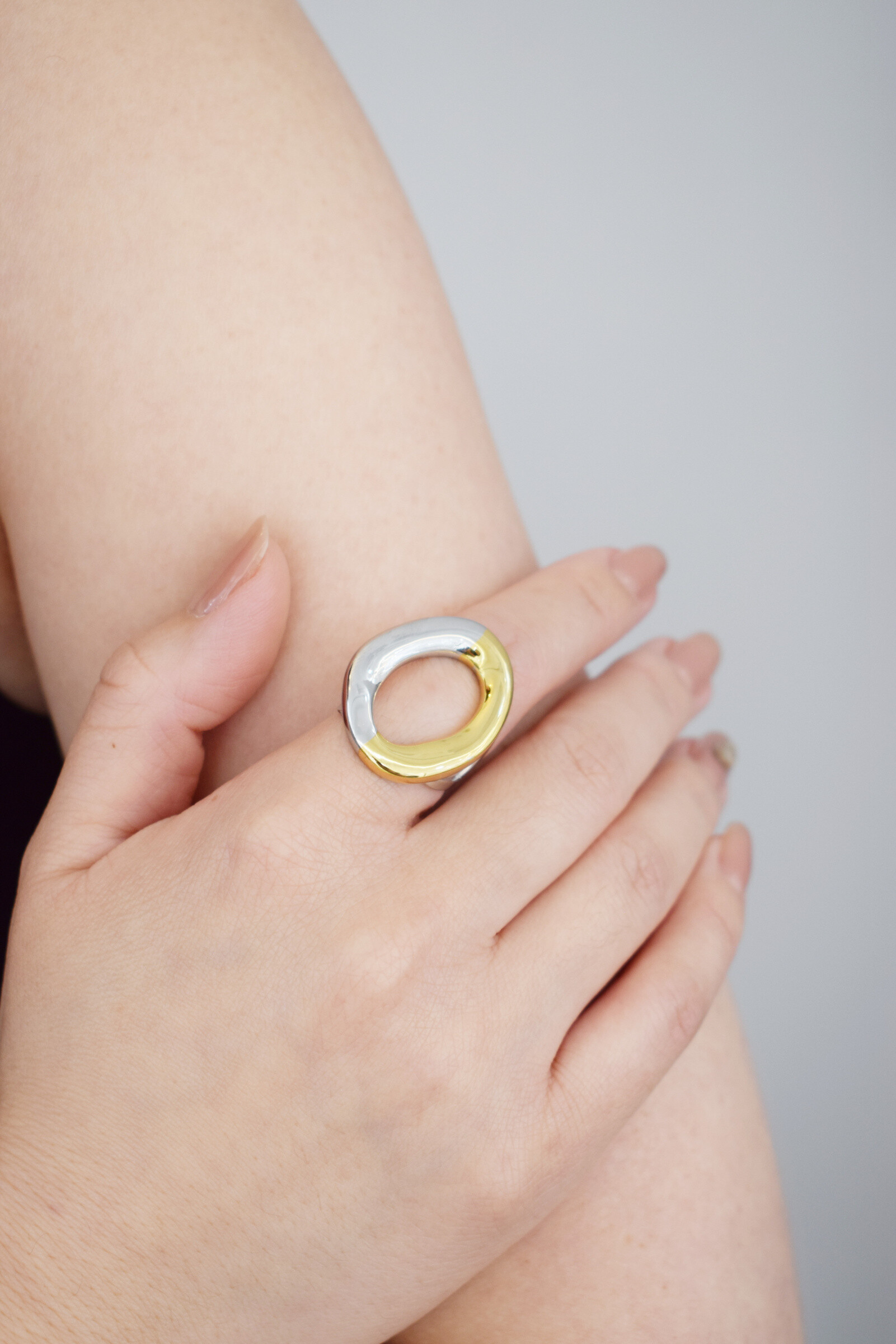Wholesaler Rouge Bonbons - Irregular stainless steel ring