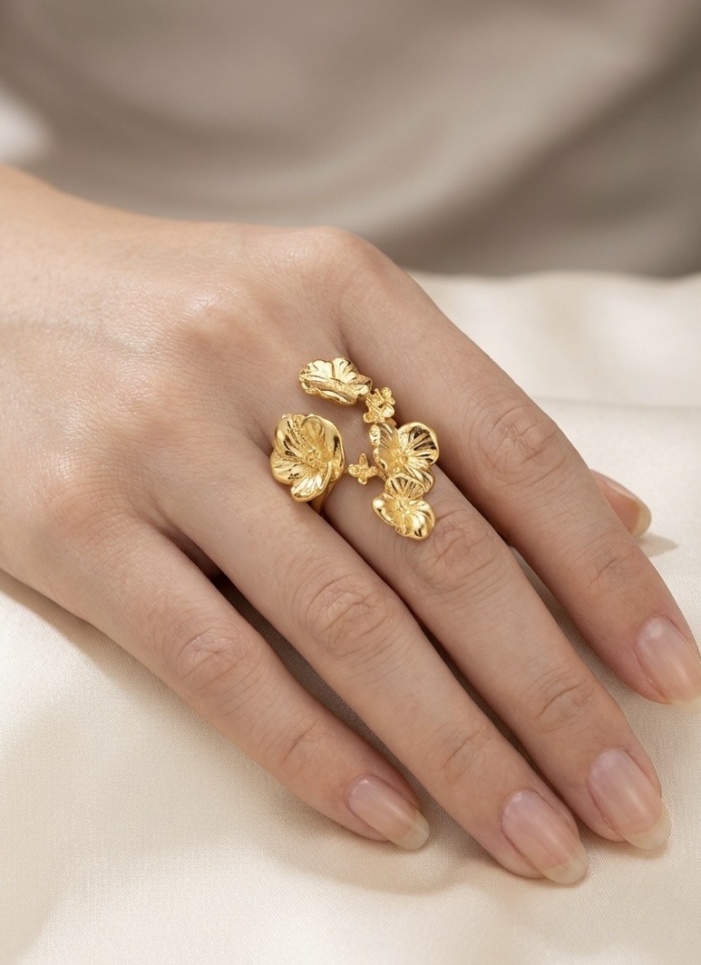 Mayorista Rouge Bonbons - Anillo Ajustable de Acero Inoxidable