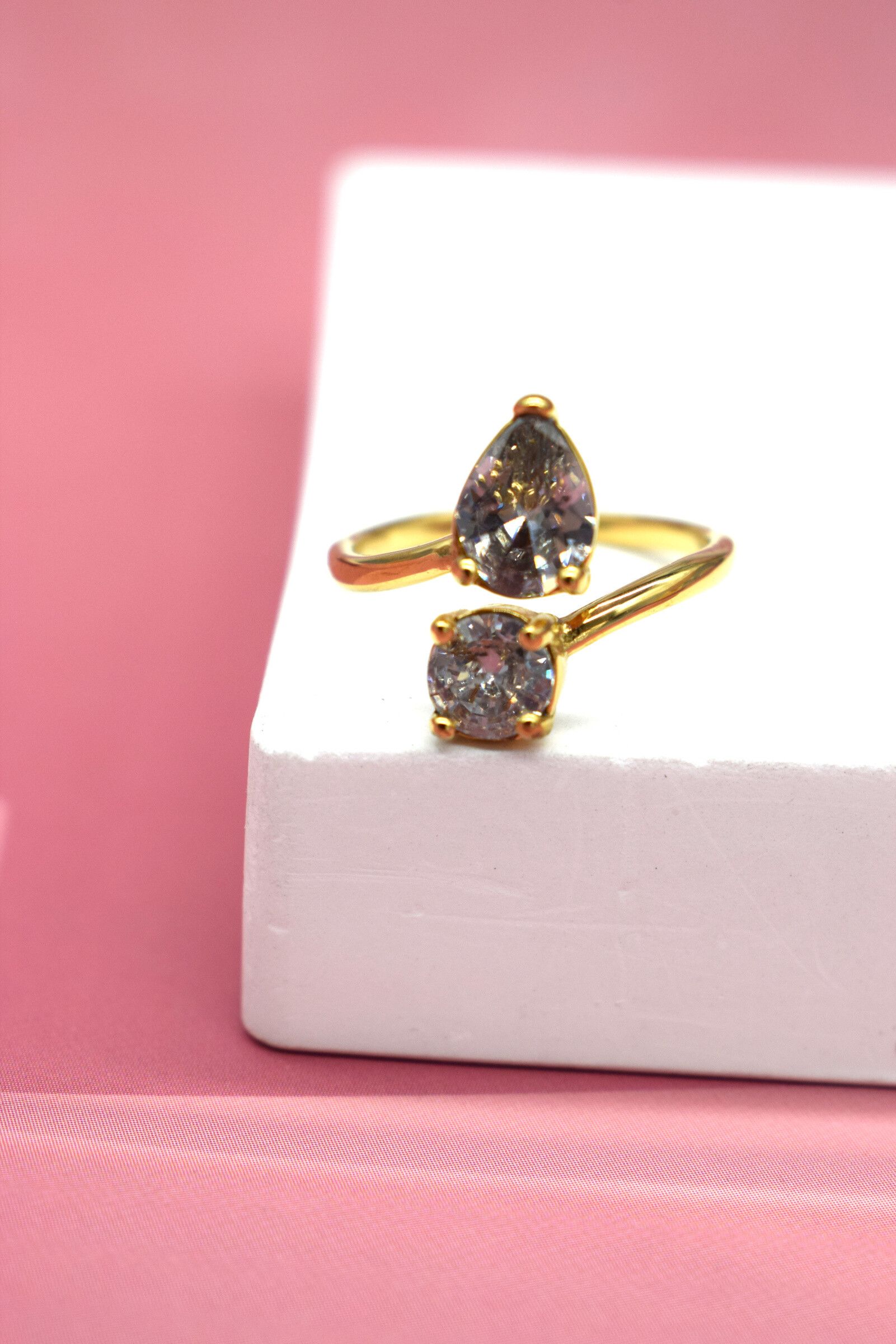 Wholesaler Rouge Bonbons - Adjustable stainless steel ring