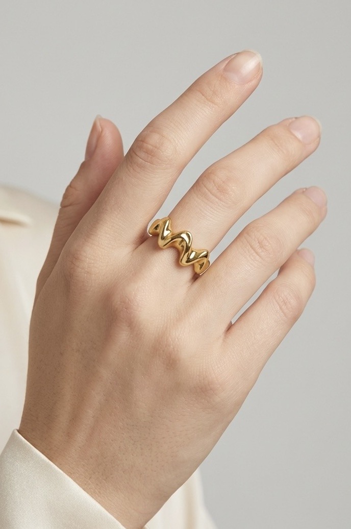 Mayorista Rouge Bonbons - ANILLO AJUSTABLE DE ACERO INOXIDABLE