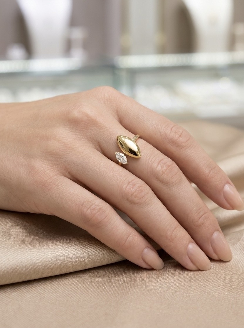 Mayorista Rouge Bonbons - ANILLO AJUSTABLE DE ACERO INOXIDABLE