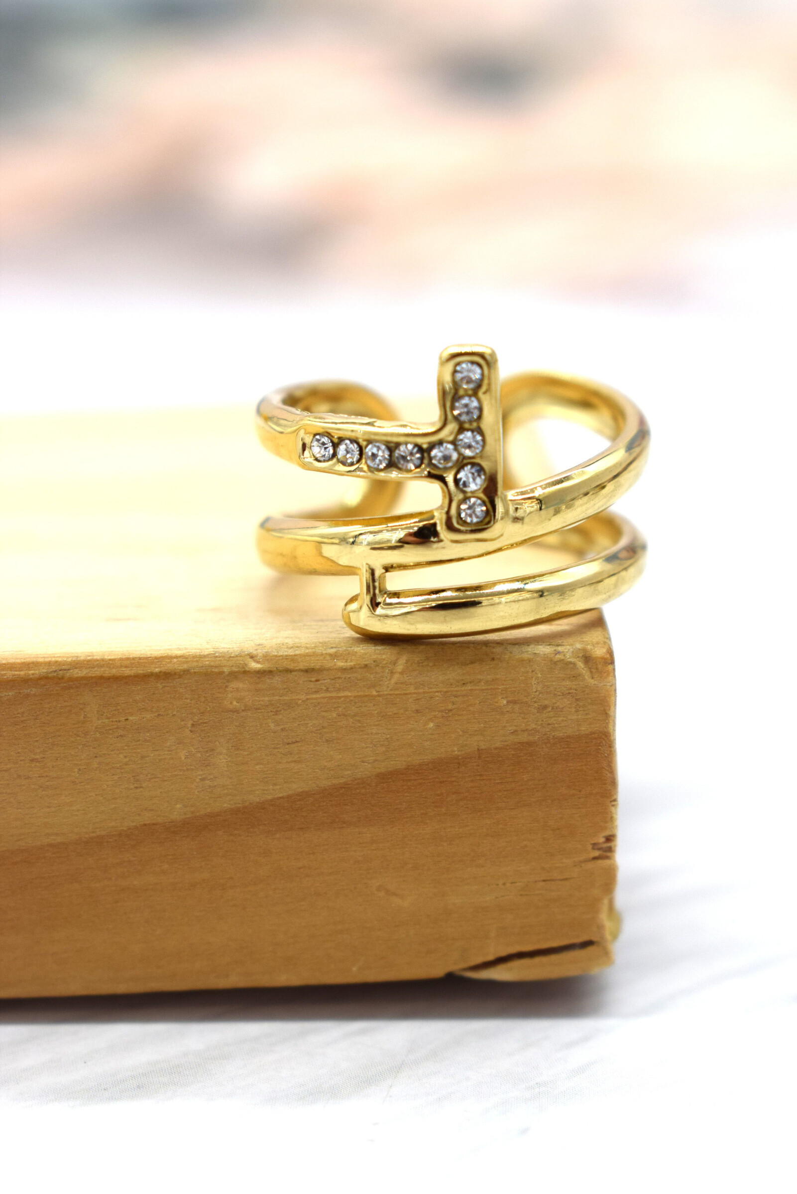Wholesaler Rouge Bonbons - Stainless steel multirangers ring
