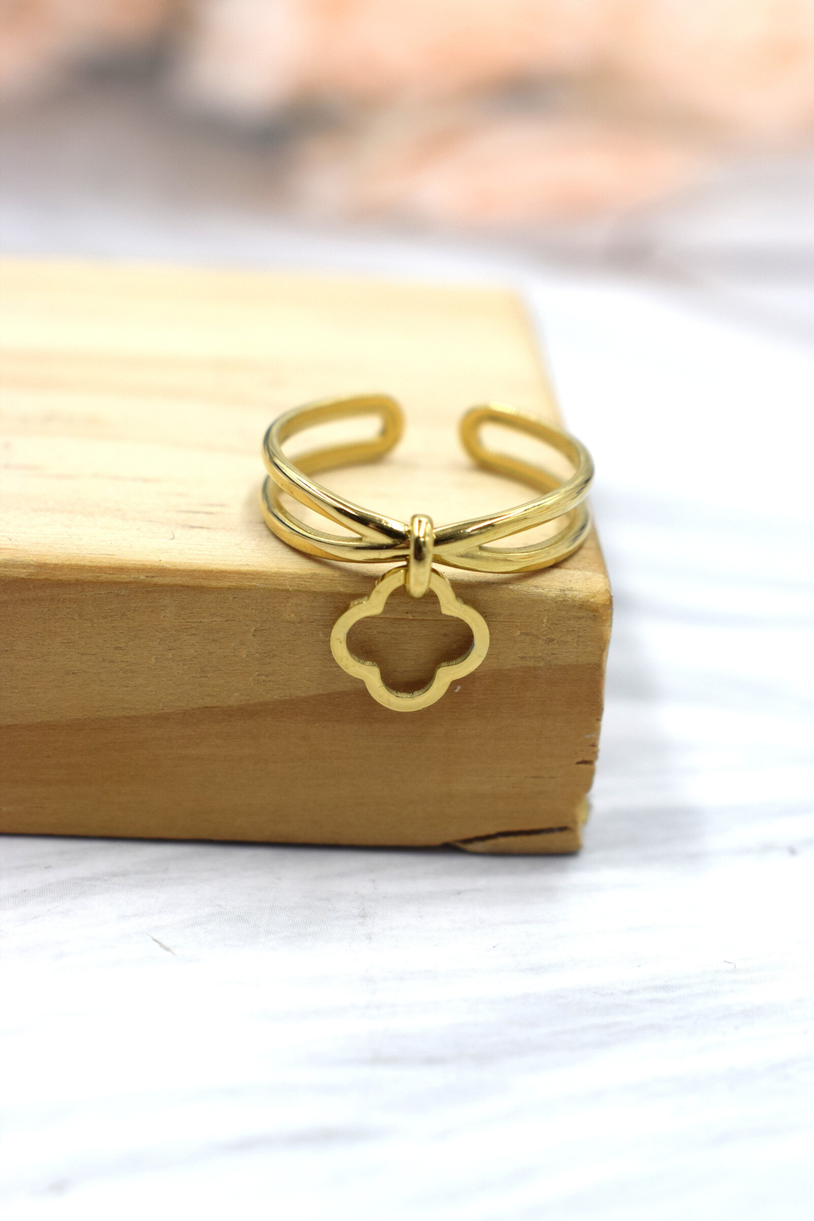 Wholesaler Rouge Bonbons - Stainless steel clover