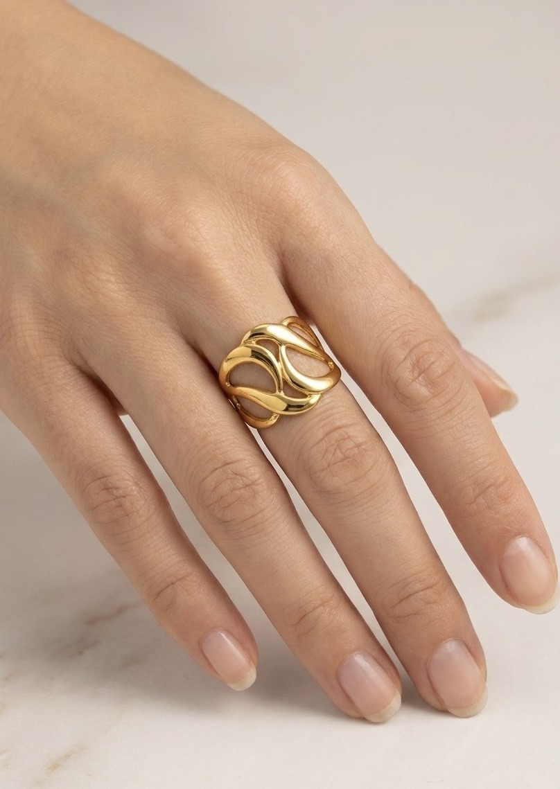 Mayorista Rouge Bonbons - ANILLO AJUSTABLE DE ACERO INOXIDABLE
