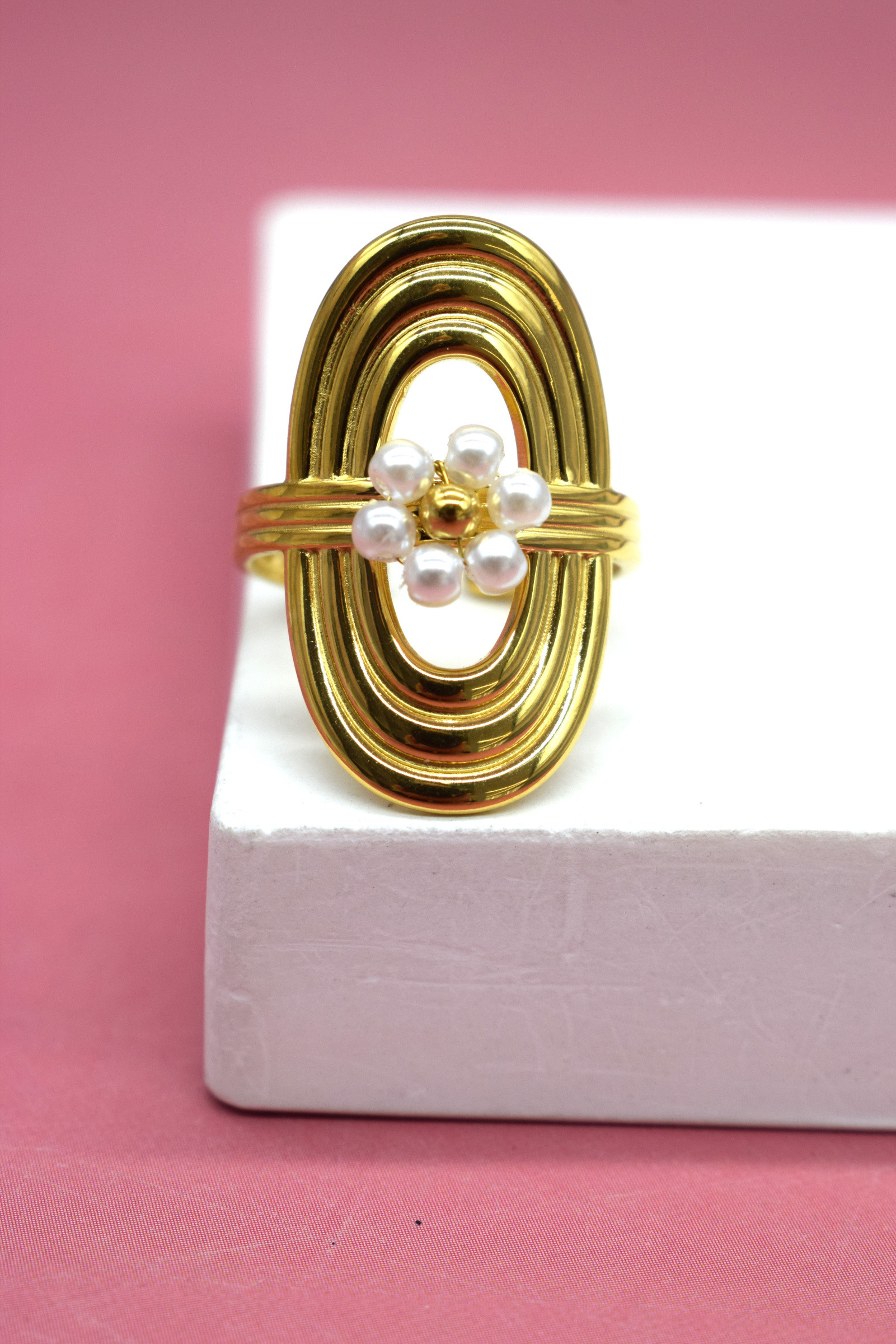Mayorista Rouge Bonbons - ANILLO AJUSTABLE DE ACERO INOXIDABLE