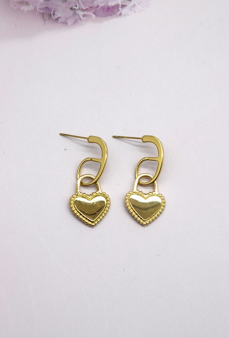 Grossiste Rouge Bonbons - BOUCLE D'OREILLE EN ACIER