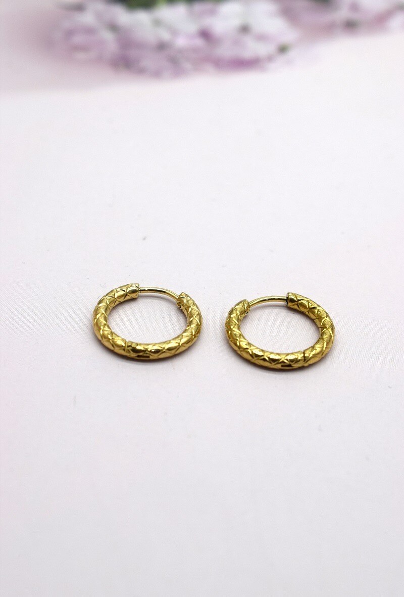 Grossiste Rouge Bonbons - BOUCLE D'OREILLE EN ACIER