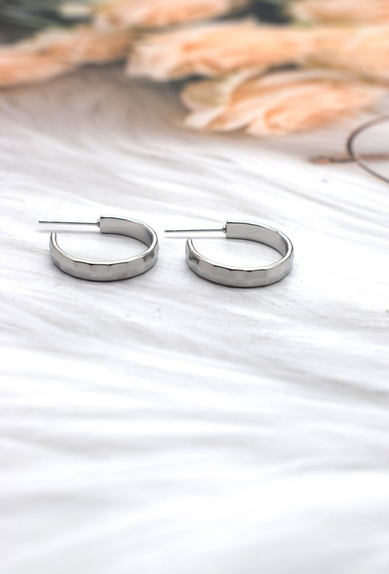 Grossiste Rouge Bonbons - BOUCLE D'OREILLE EN ACIER